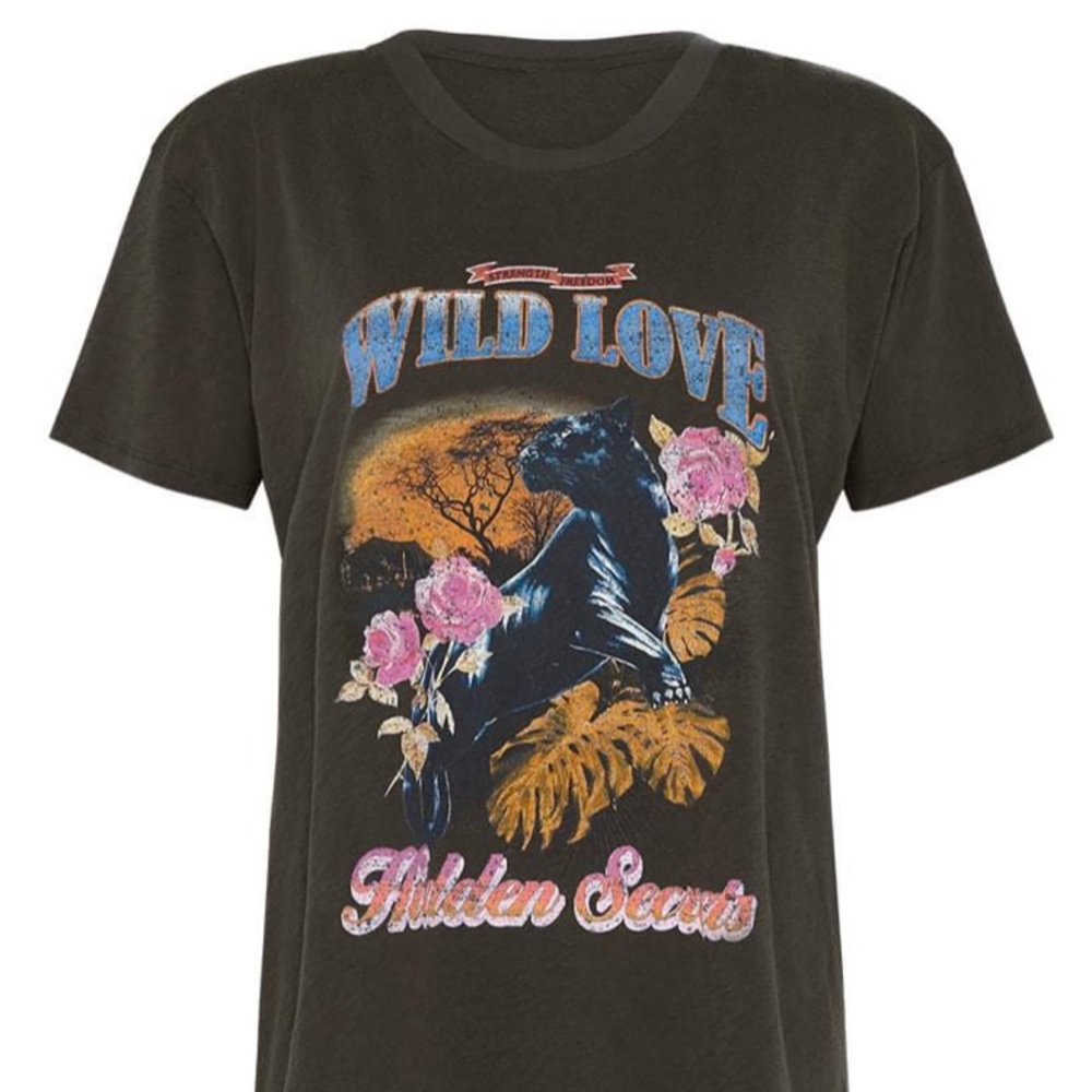 Wild Love Tee, XXS or XS